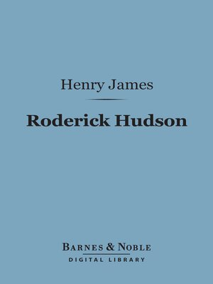 cover image of Roderick Hudson (Barnes & Noble Digital Library)